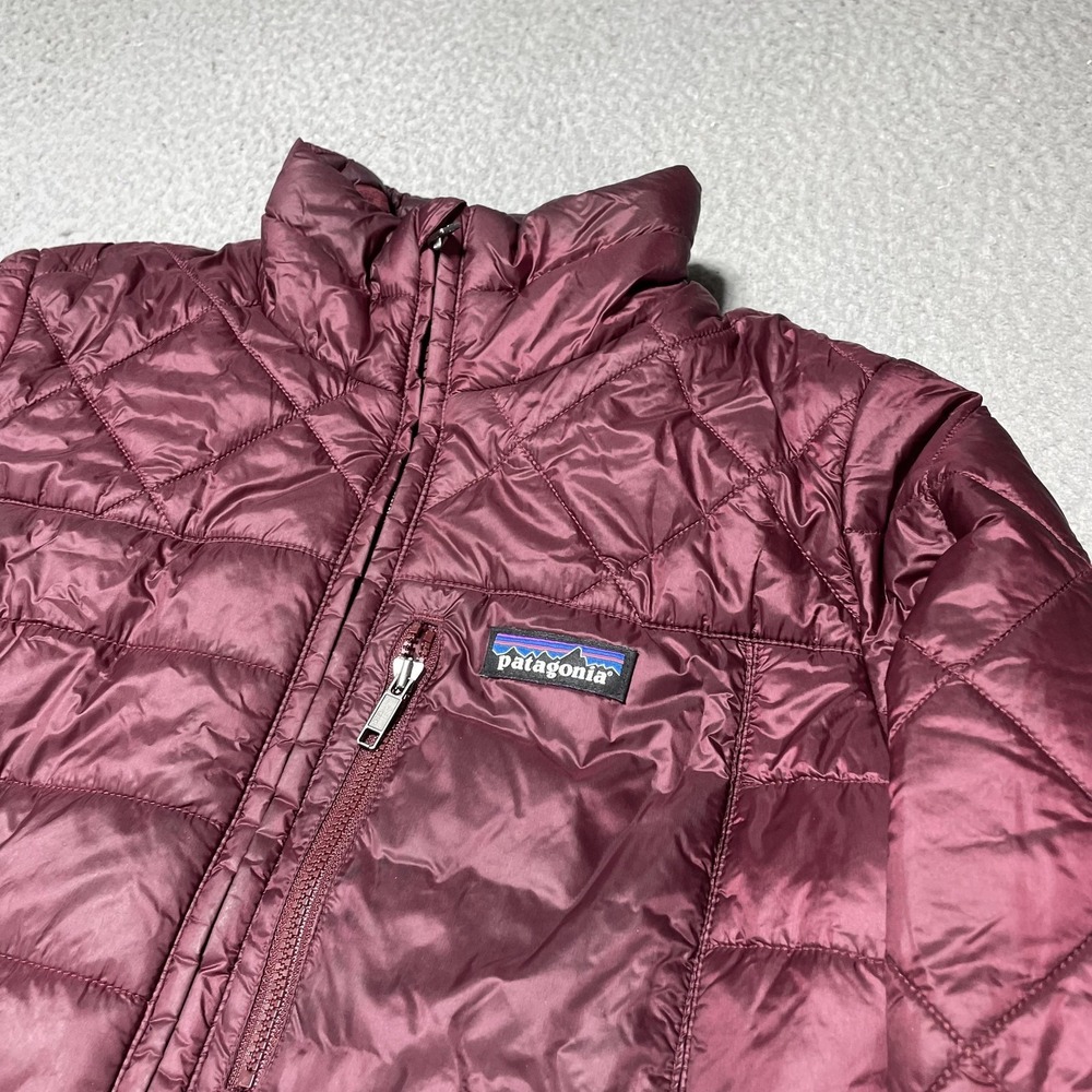 Patagonia Coat Womens Small Purple Quilted Insulated Puffer Parka‎ Jacket - Picture 2 of 13